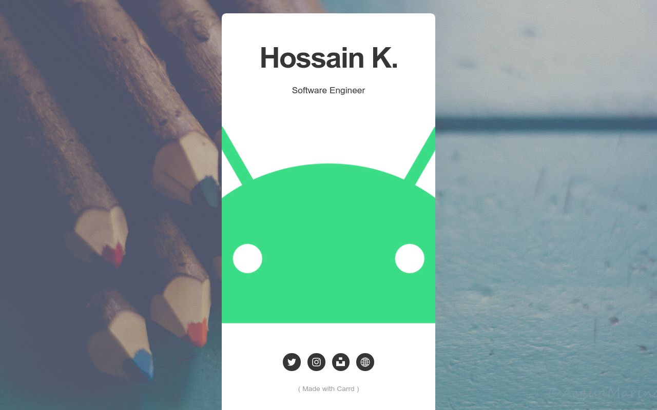 Carrd profile picture for @hossain
